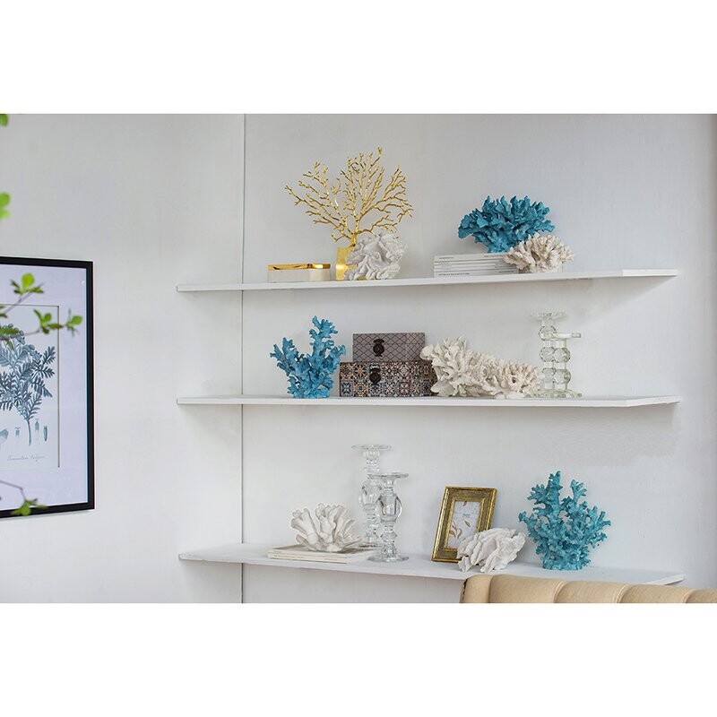 Статуэтка декоративная металлическая 38х24 см золотая Branched Tree - изображение 5