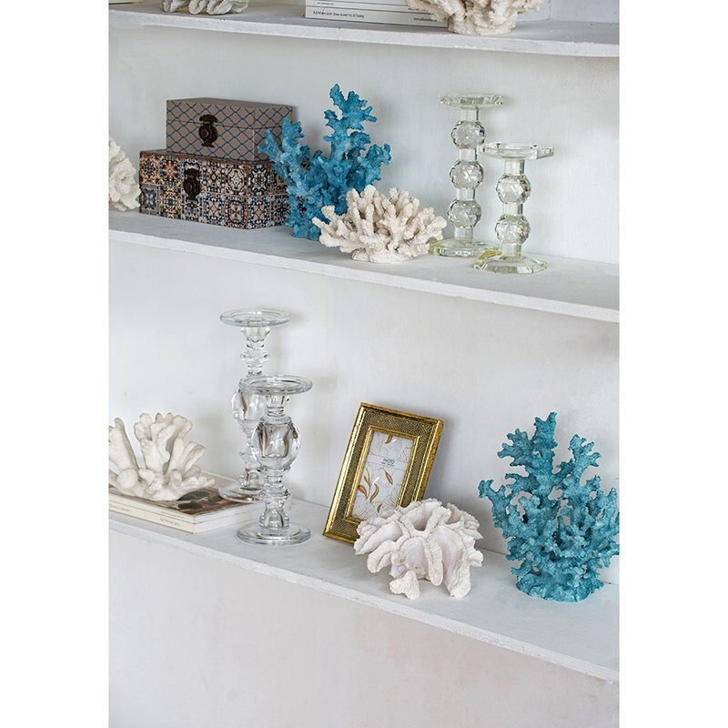 Подсвечник стеклянный прозрачный Pamel - изображение 4