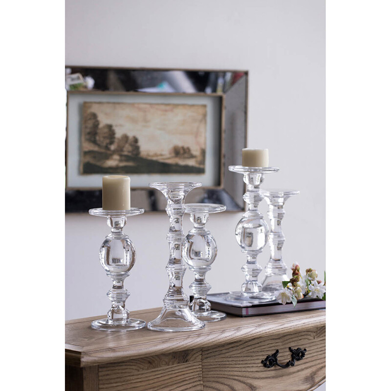 Подсвечник стеклянный прозрачный Reimol - изображение 4