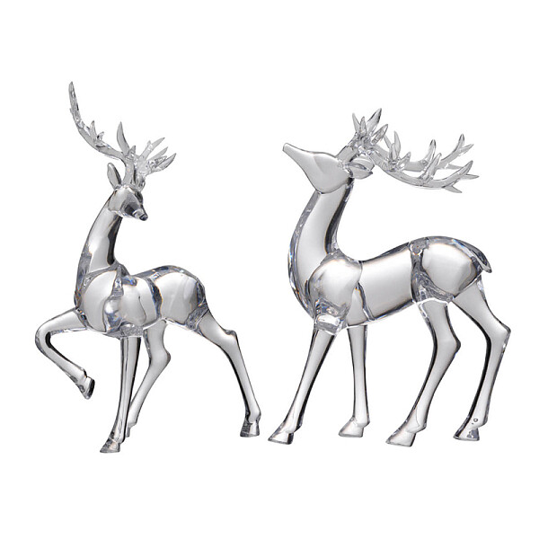 Статуэтка прозрачная 2 штуки "Олень" Lovell Reindeer - изображение 1