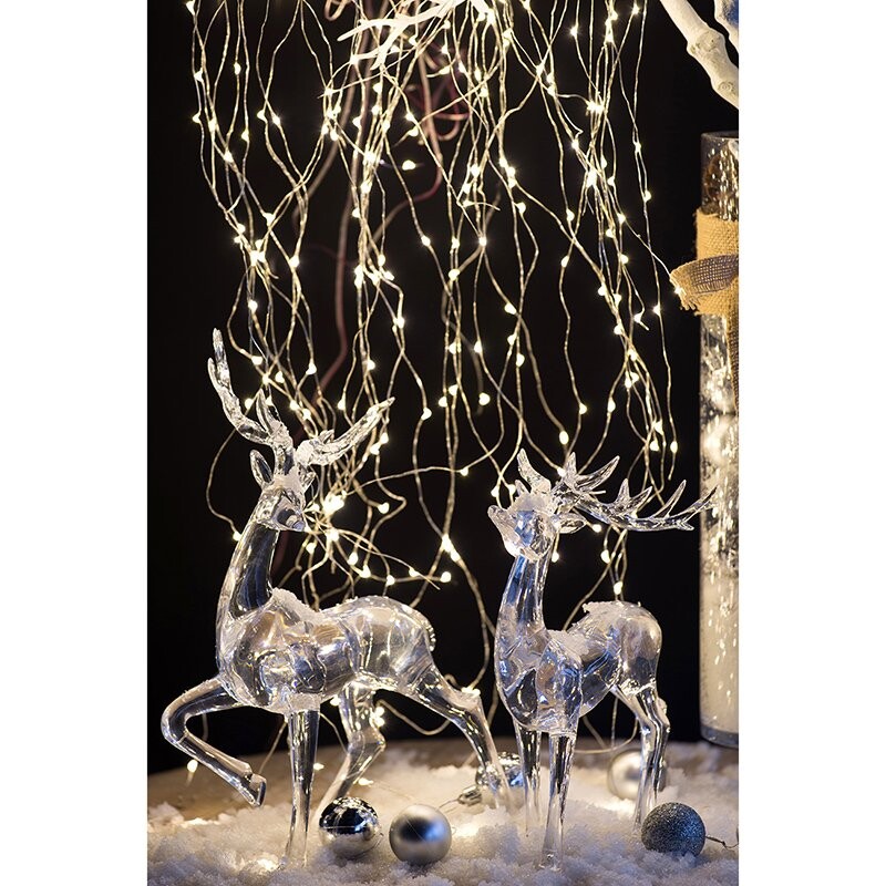 Статуэтка прозрачная 2 штуки "Олень" Lovell Reindeer - изображение 2