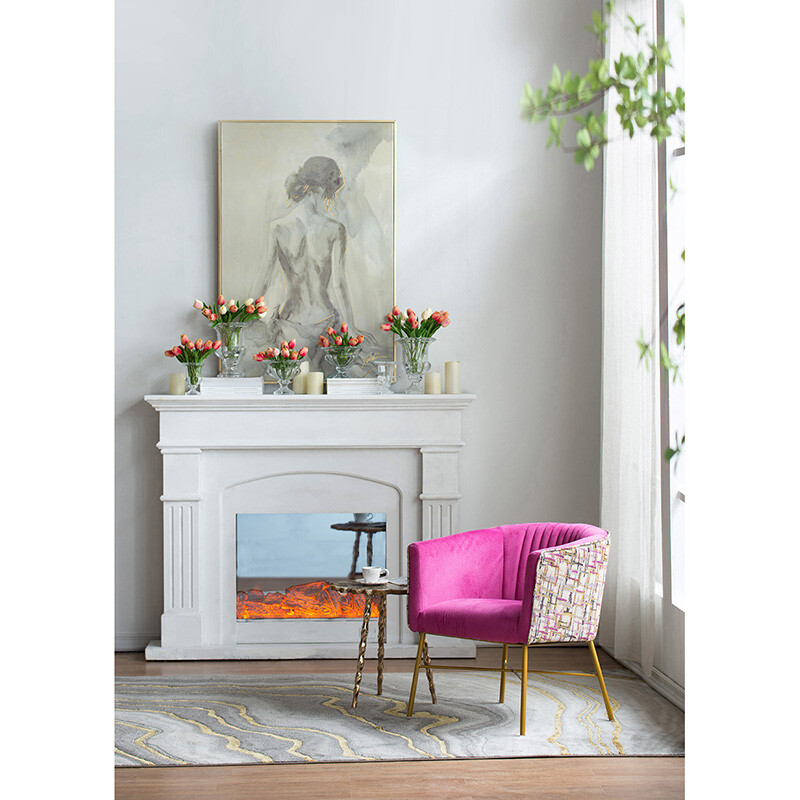 Чайный столик круглый из агата 47 см Estina - изображение 6