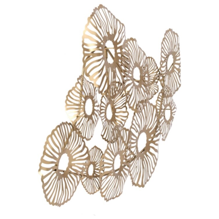 Панно на стену металлическое 107х61 см Flowers - изображение 2