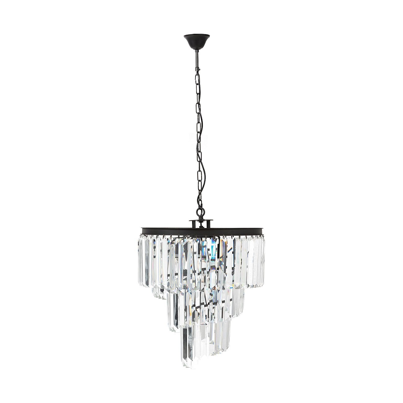 Люстра Fuizhen чёрная, прозрачная - изображение 2