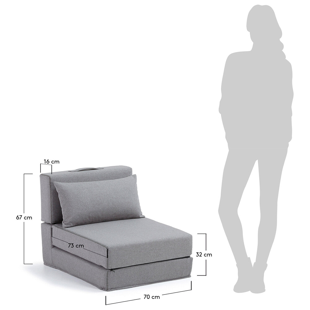 кресло кровать с размерами