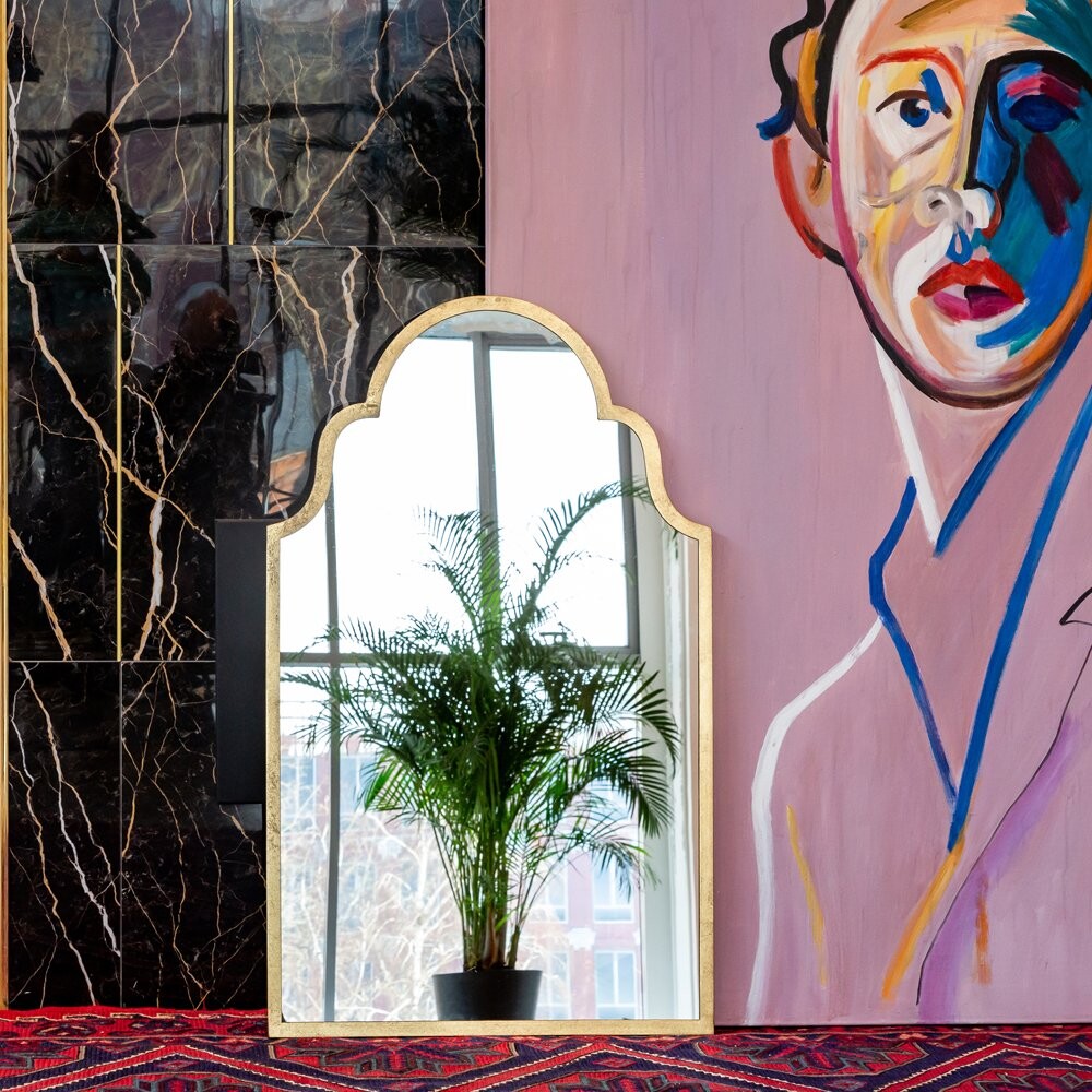 Зеркало-арка золотое "Бельмонте" - изображение 3