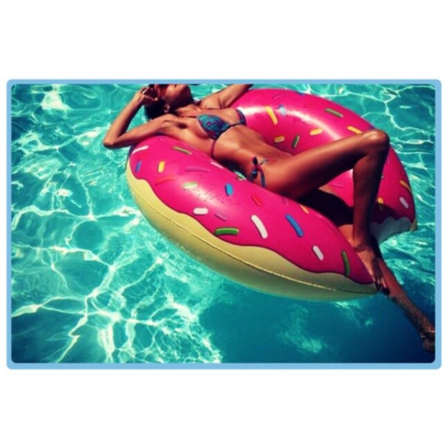 Надувной круг красный Ponchic - изображение 3