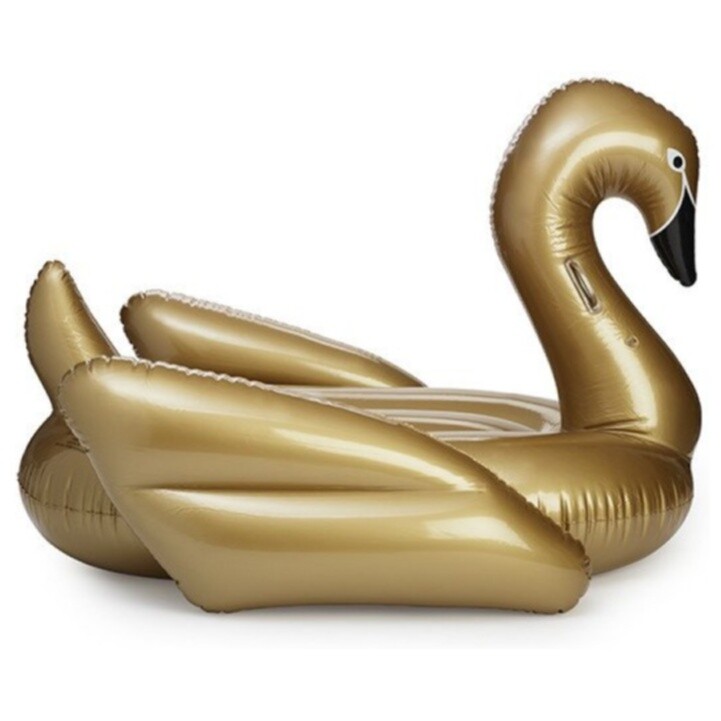 Надувной круг золотой Swan - изображение 2