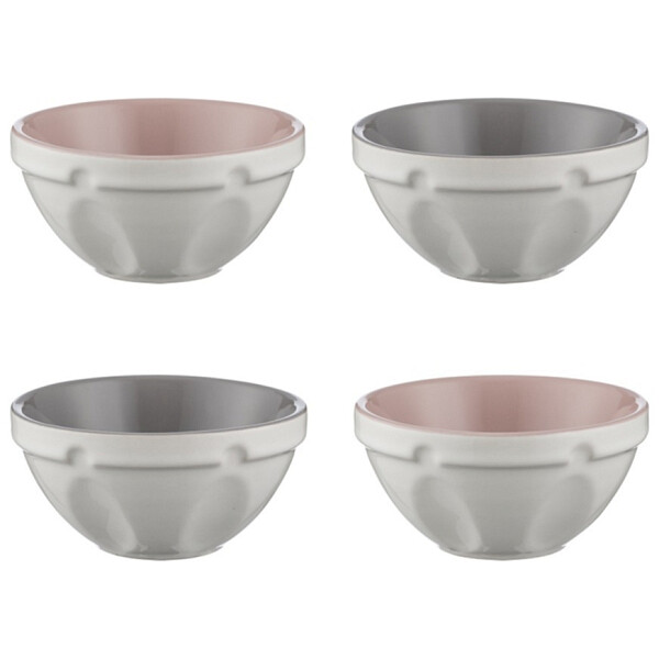 Миски серые керамические 4 штуки Innovative Kitchen - изображение 1