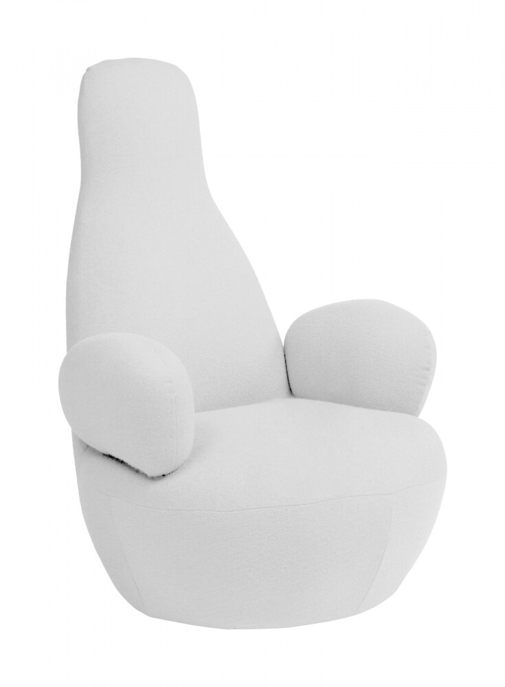 Кресло белое дизайнерское Bottle Chair