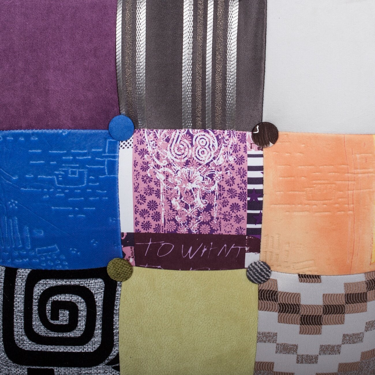 Пуф Patchwork Colors разноцветный - изображение 2