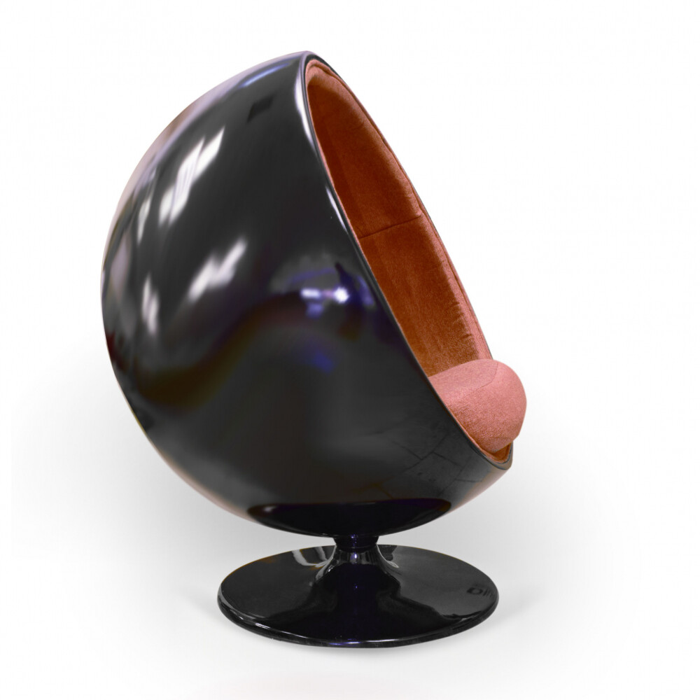 Кресло круглое черно-коричневое Ball Chair