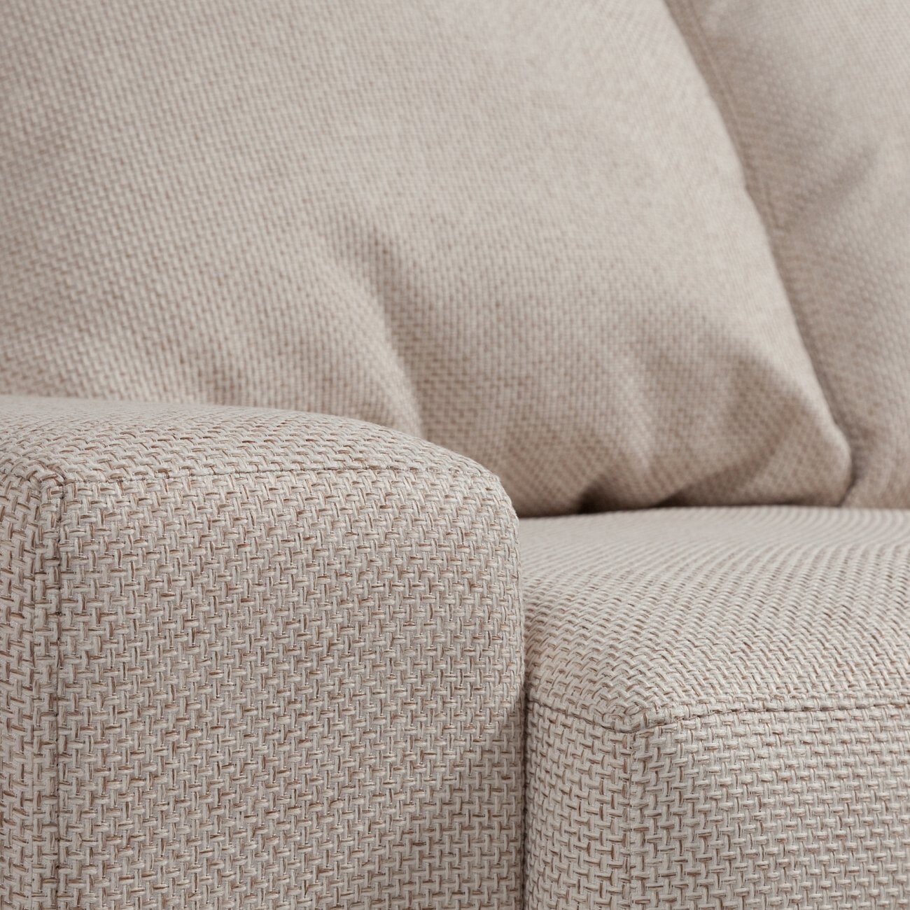 Диван Andrew Sofa двухместный прямой молочный - изображение 2