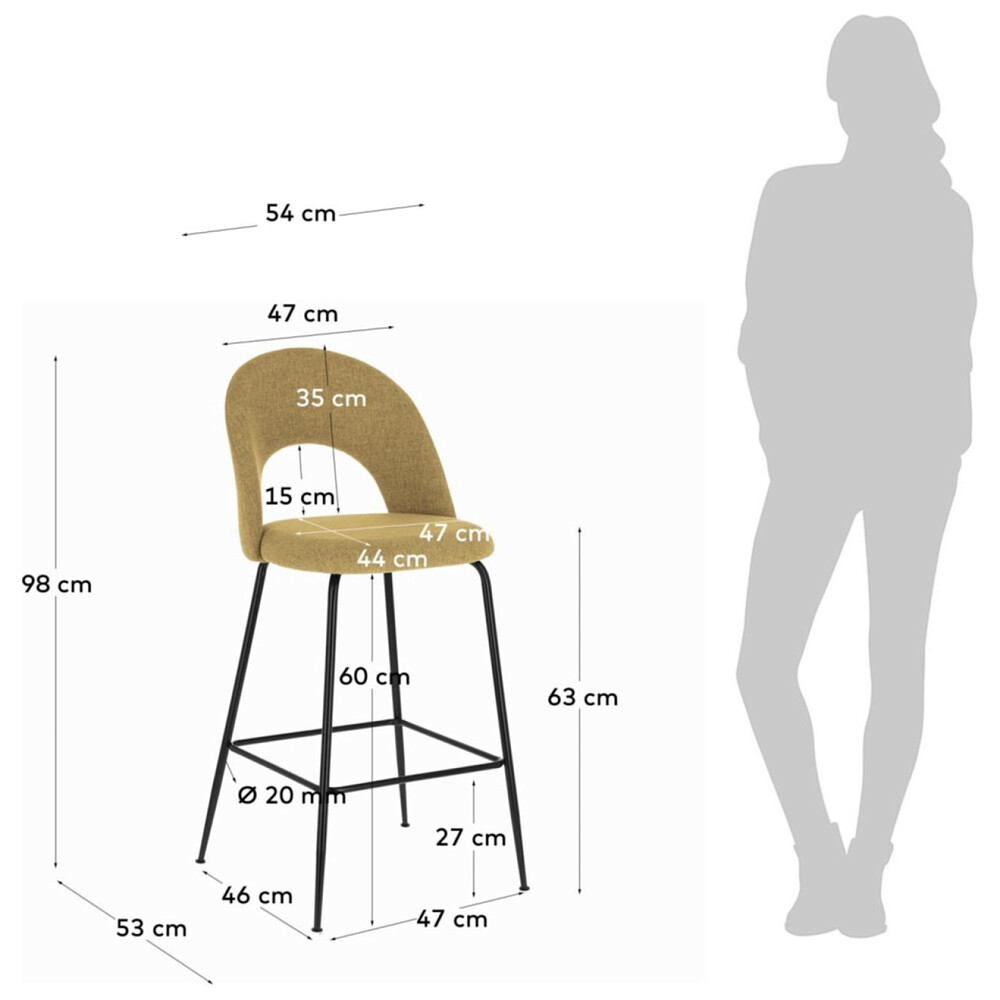 Рассчитать высоту стула относительно стола