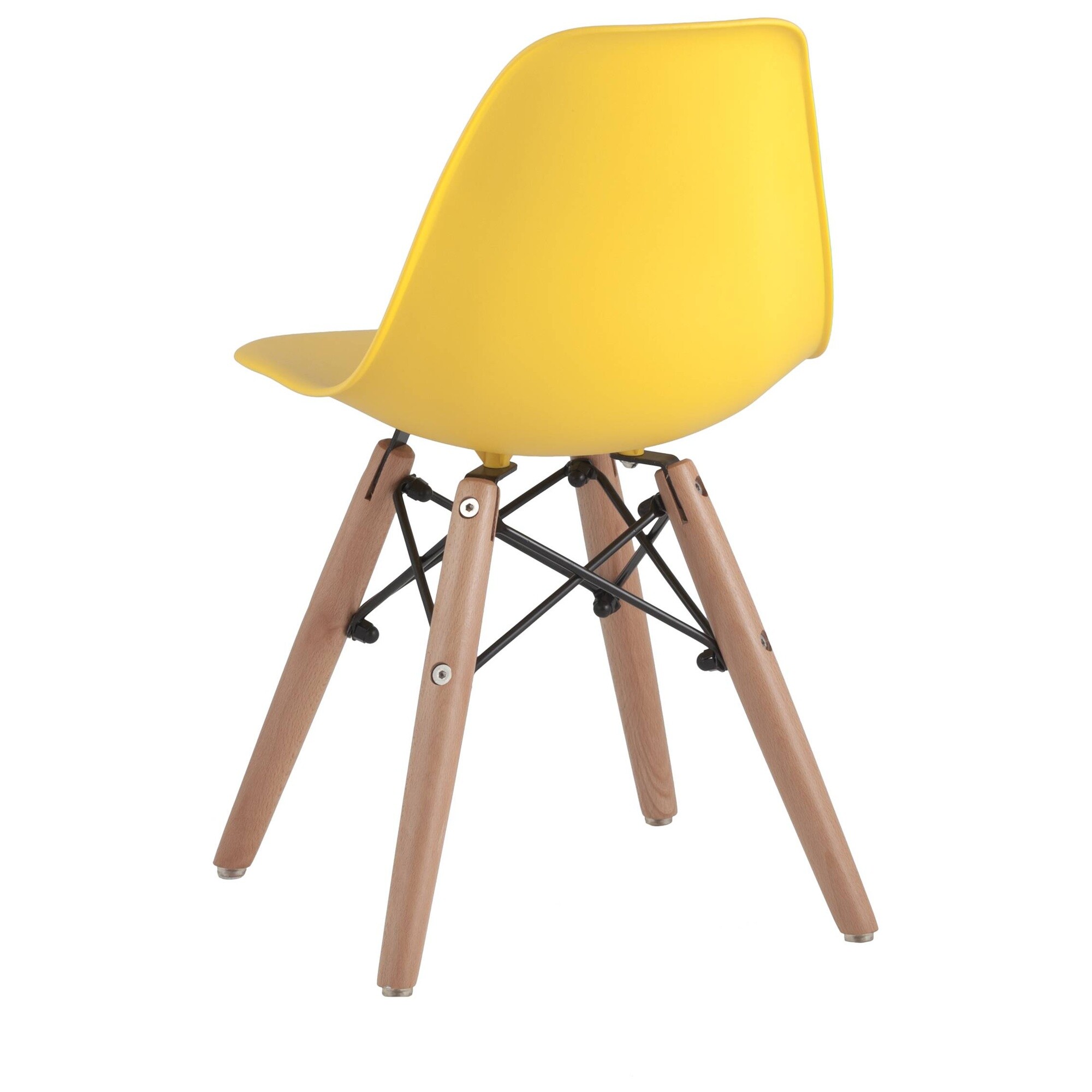 Стул детский желтый Eames DSW