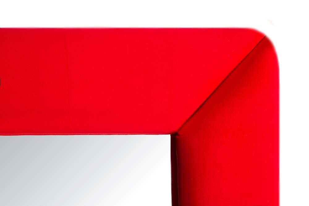 Напольное зеркало прямоугольное красное - изображение 2