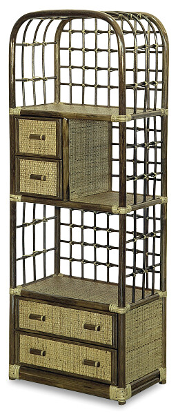 Этажерка с 4 ящиками 160х60 см олива Calamus Rotan - изображение 1