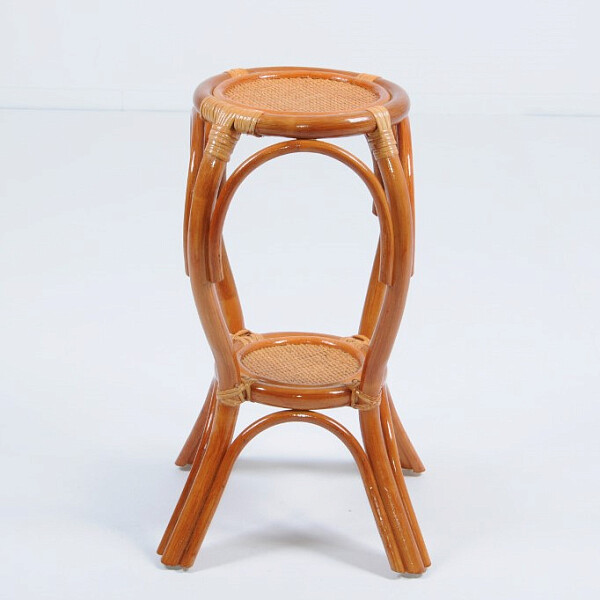 Цветочница круглая 54х25 см коньяк Calamus Rotan - изображение 1