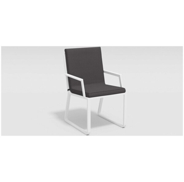 Стул мягкий серый с подлокотниками Voglie armrest - изображение 1