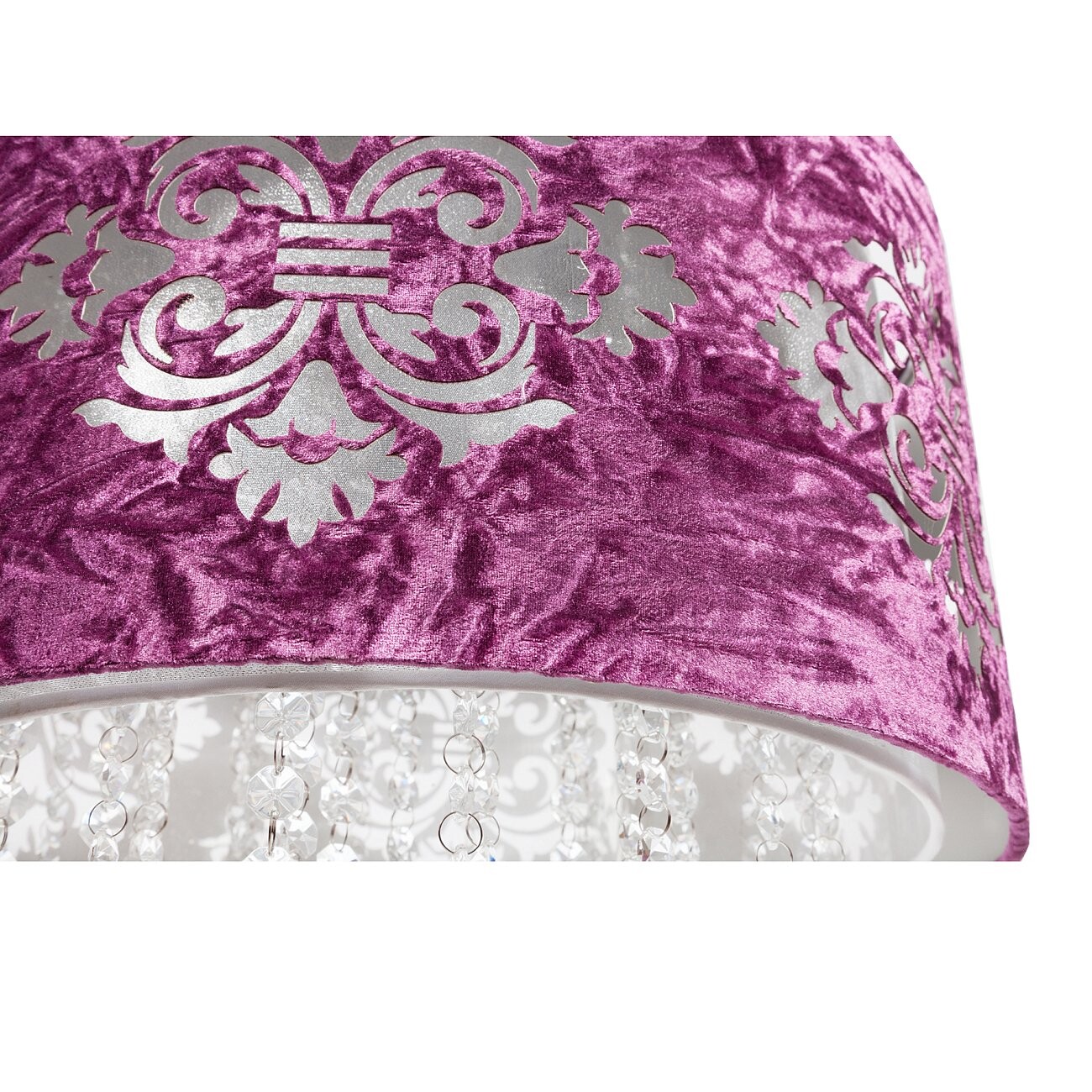 Подвесная люстра Arnamento золото, бордовая - изображение 2