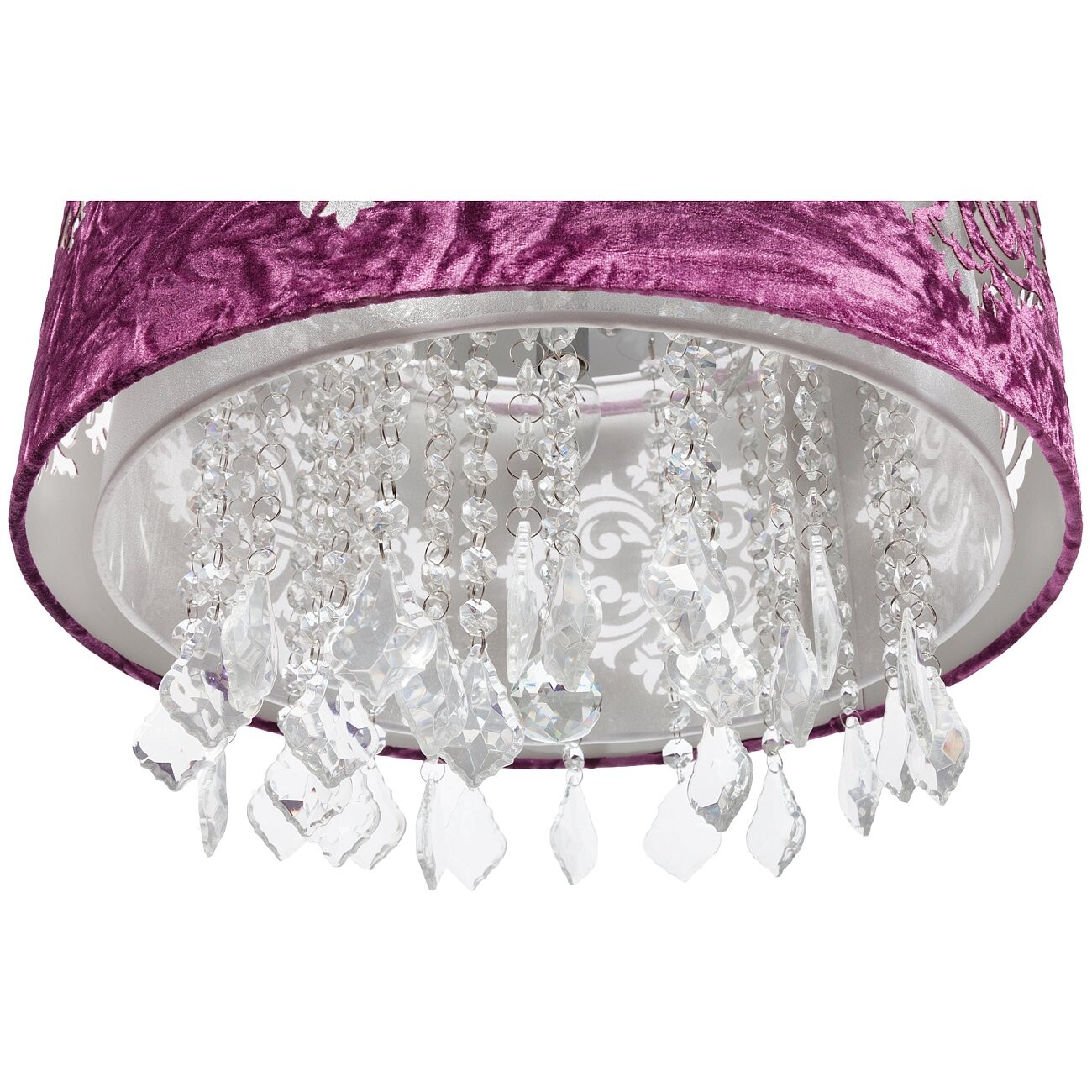 Подвесная люстра Arnamento золото, бордовая - изображение 3