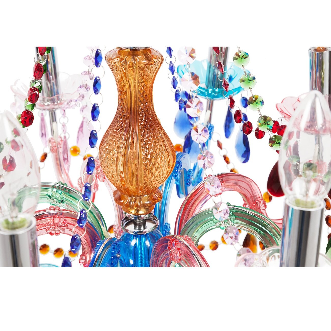 Подвесная люстра Vicenza большая разноцветная - изображение 5