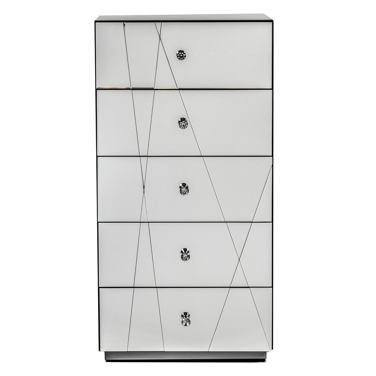 Комод с 5 ящиками зеркальный - изображение 2