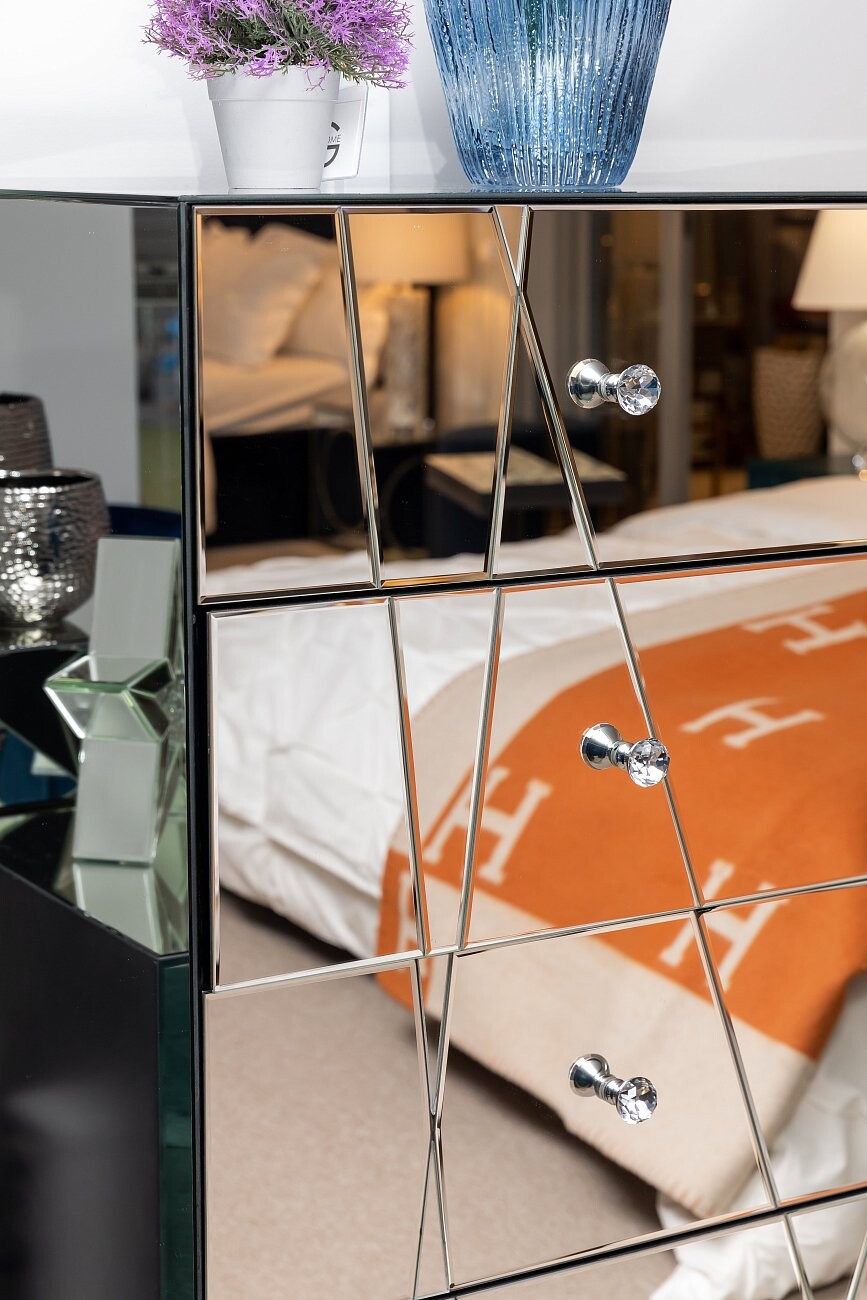 Комод с 5 ящиками зеркальный - изображение 5