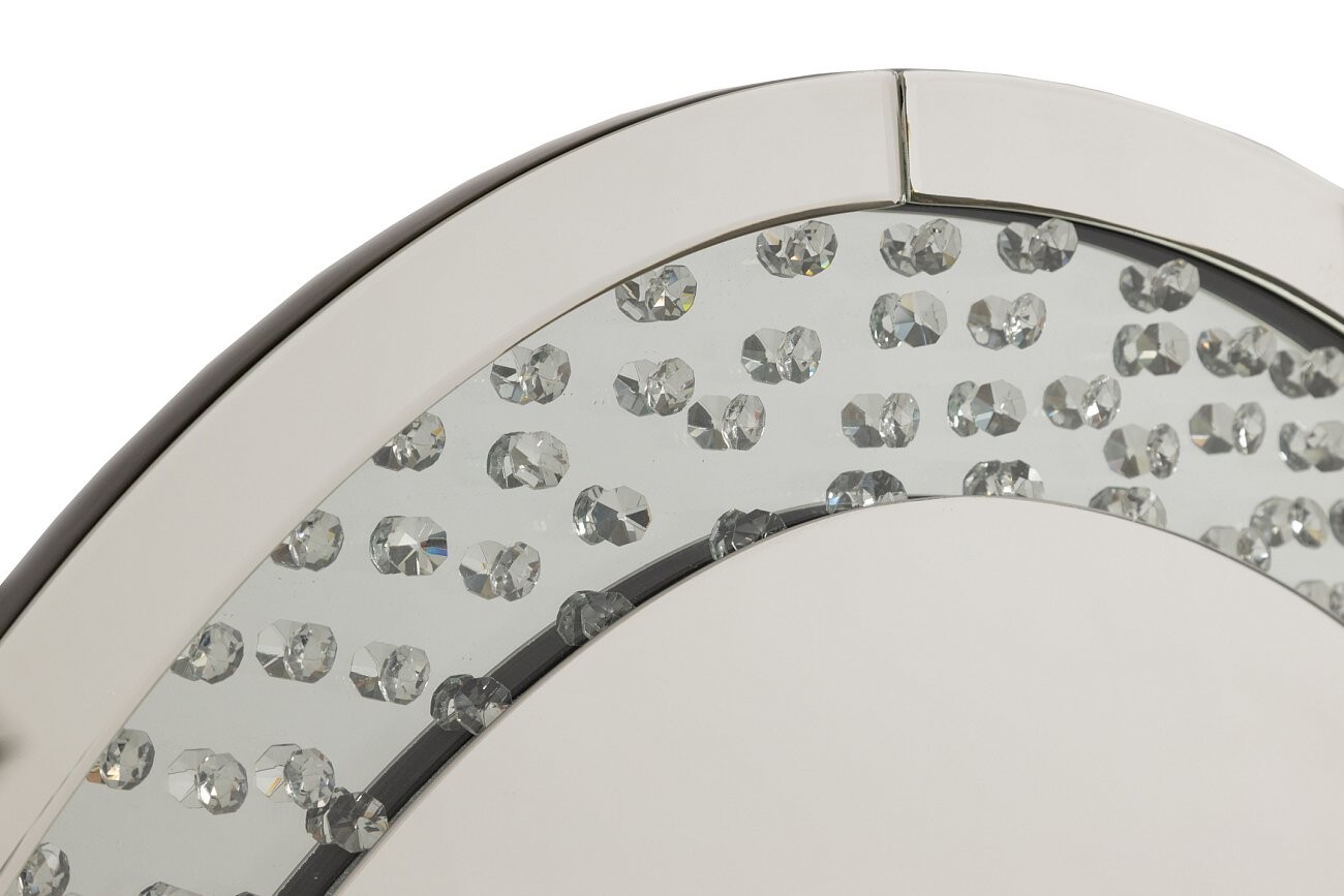 Зеркало настенное серебристое 117х100 см - изображение 2