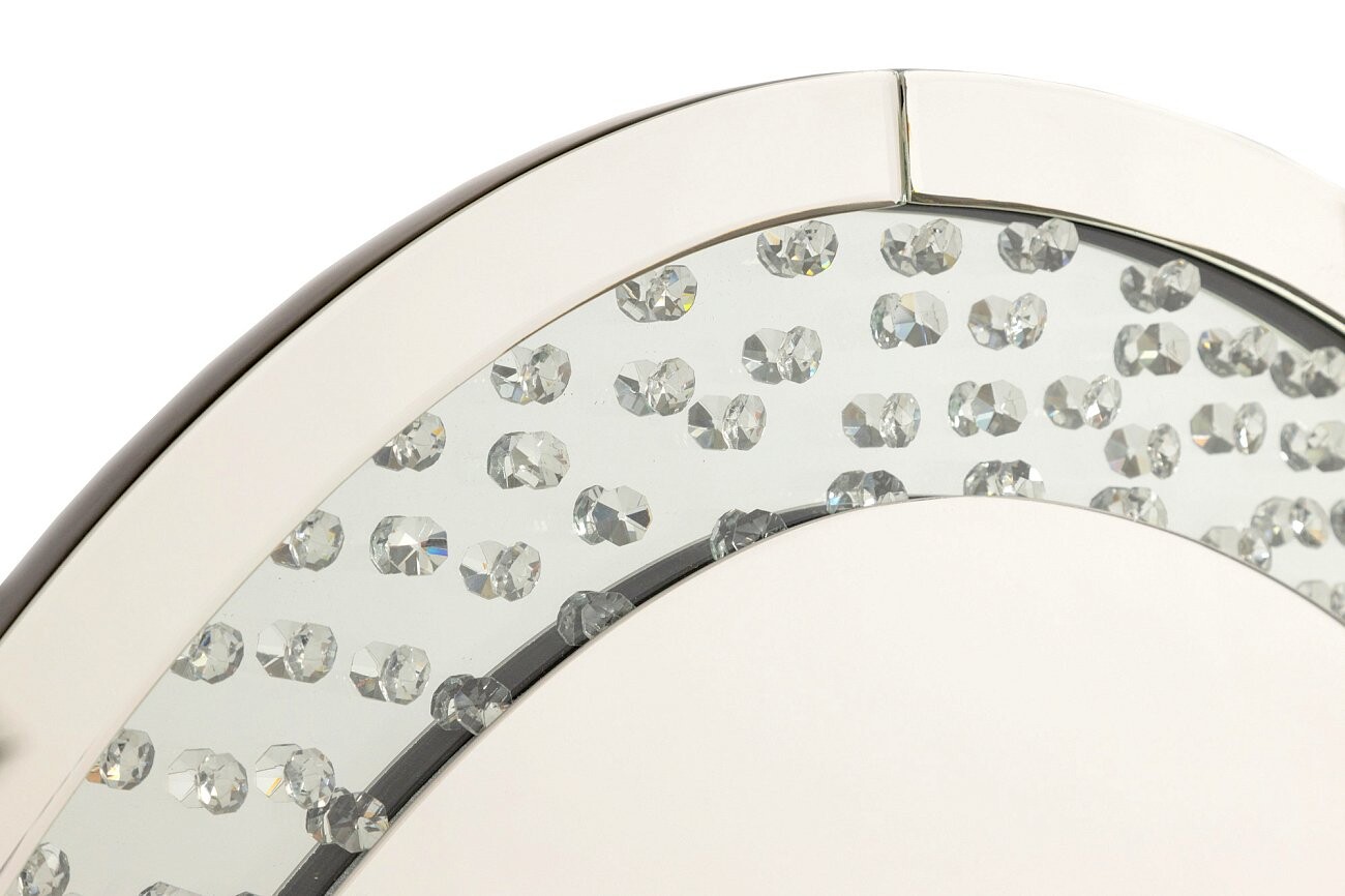 Зеркало настенное серебристое 117х100 см - изображение 3