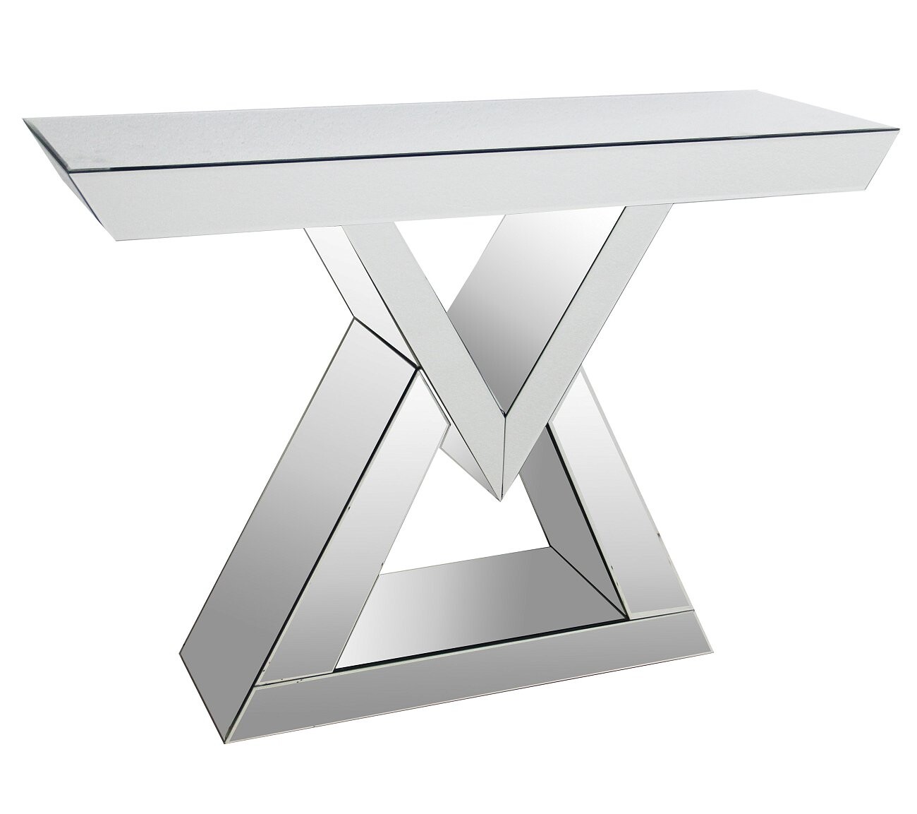 Консоль зеркальная прямоугольная 80х120 см - изображение 2