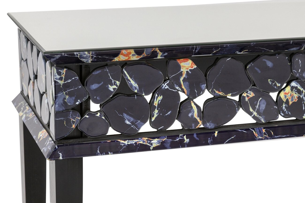 Консоль прямоугольная с черными ножками - изображение 4