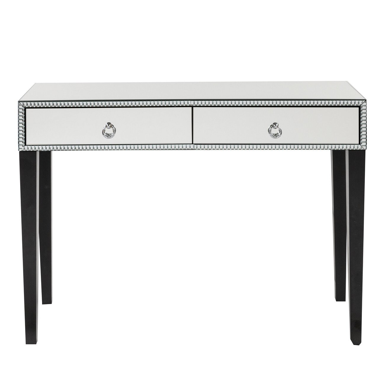 Консоль зеркальная прямоугольная с 2 ящиками - изображение 2