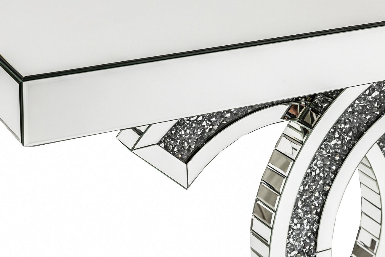 Консоль зеркальная с кристаллами прямоугольная Chanel - изображение 3
