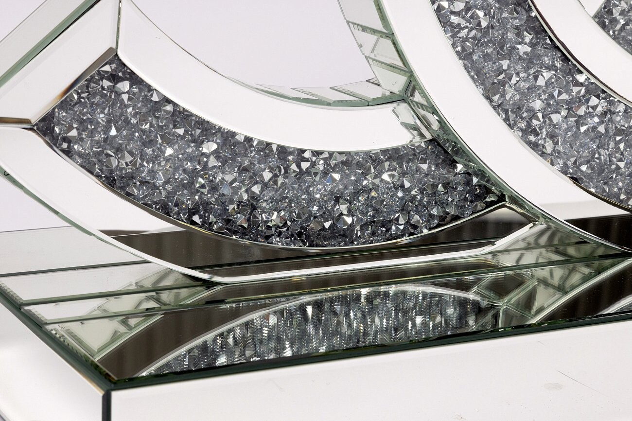 Консоль зеркальная с кристаллами прямоугольная Chanel - изображение 4