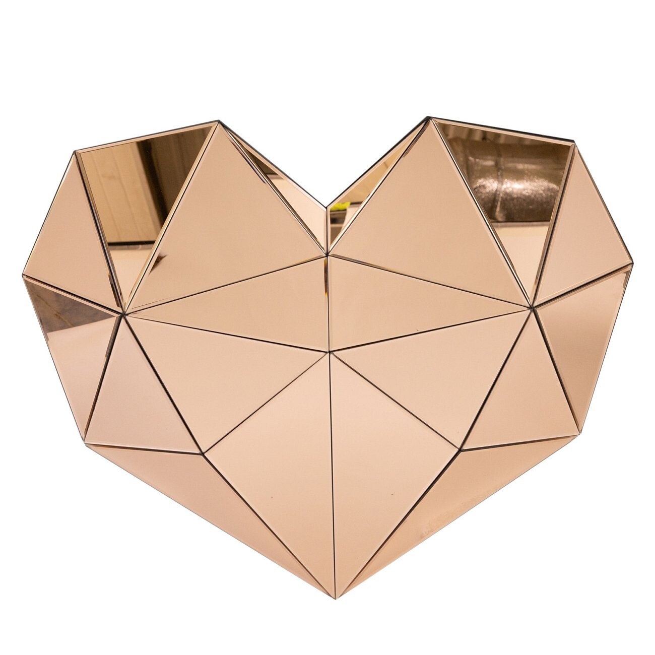 Зеркальное панно "Сердце" 80х67 см - изображение 3