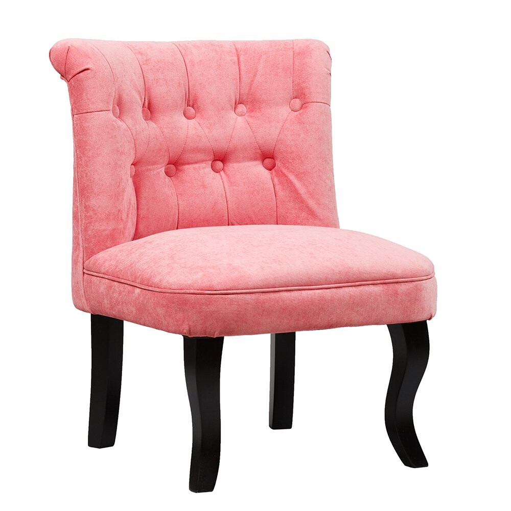 Кресло маленькое розовое со стяжкой Dawson - изображение 2