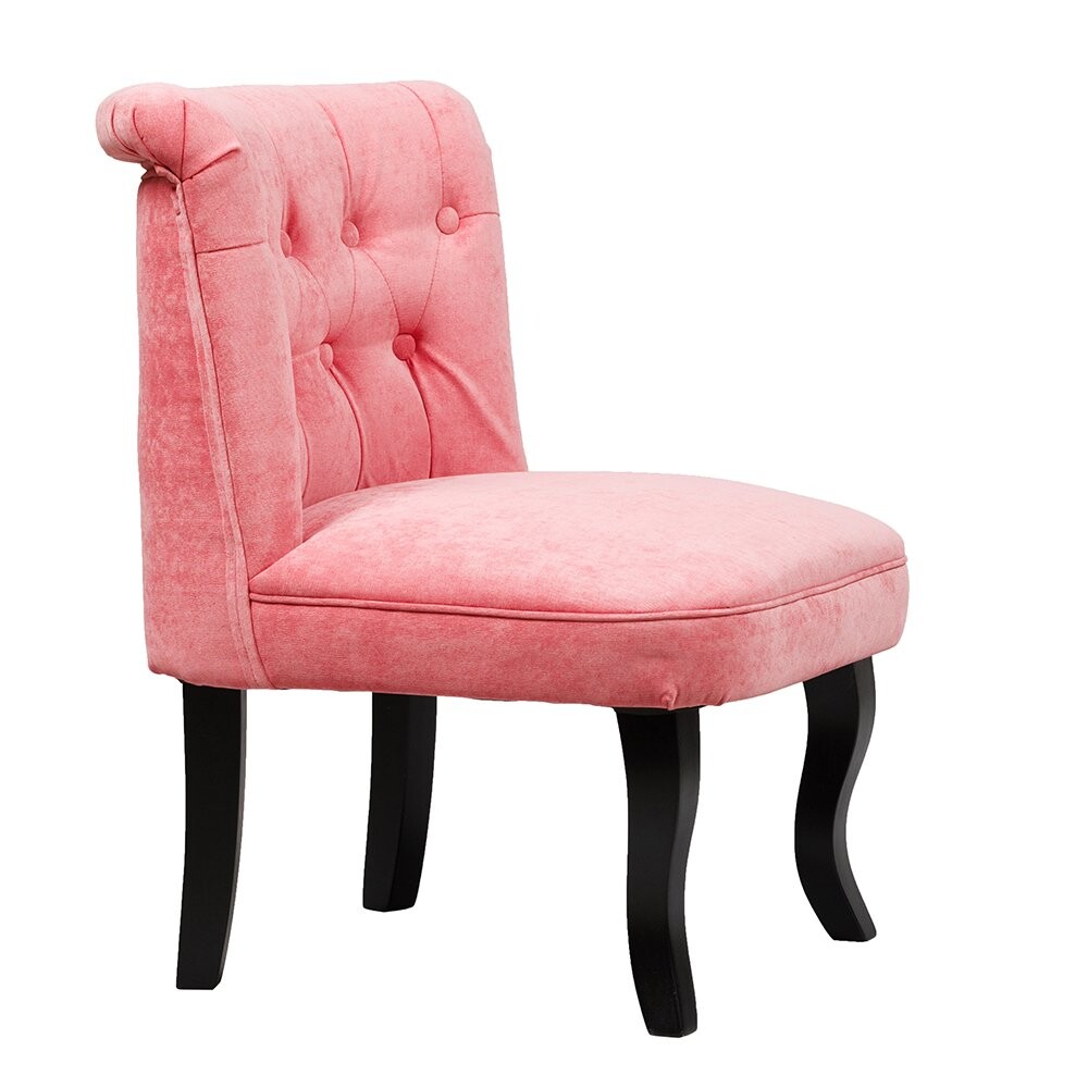 Кресло маленькое розовое со стяжкой Dawson - изображение 3
