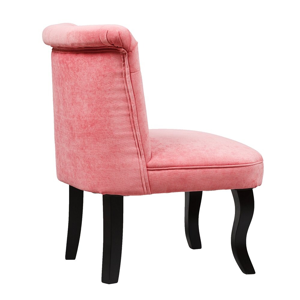 Кресло маленькое розовое со стяжкой Dawson - изображение 4