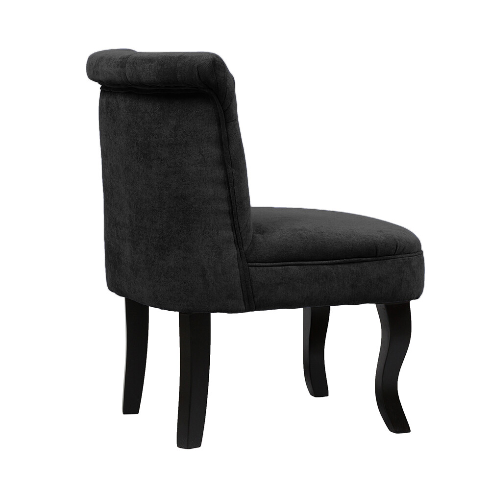 Кресло маленькое темно-серое со стяжкой Dawson - изображение 4