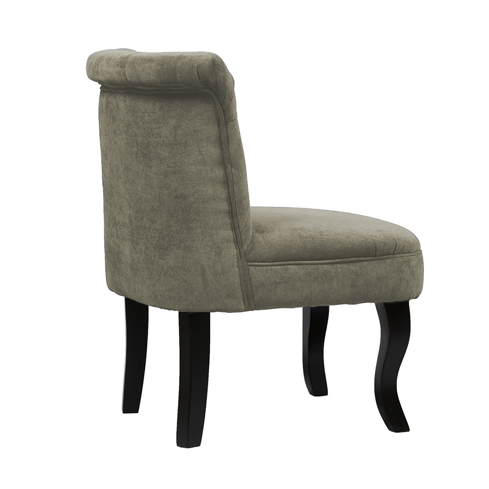 Кресло маленькое серо-зеленое со стяжкой Dawson - изображение 4