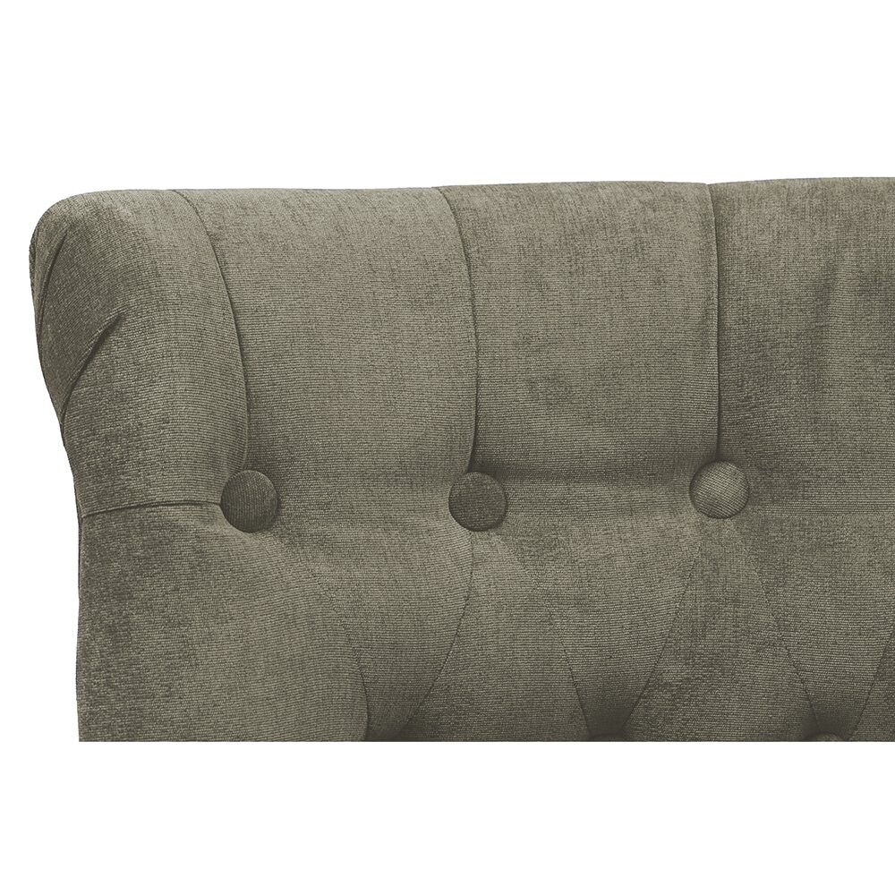 Кресло маленькое серо-зеленое со стяжкой Dawson - изображение 5