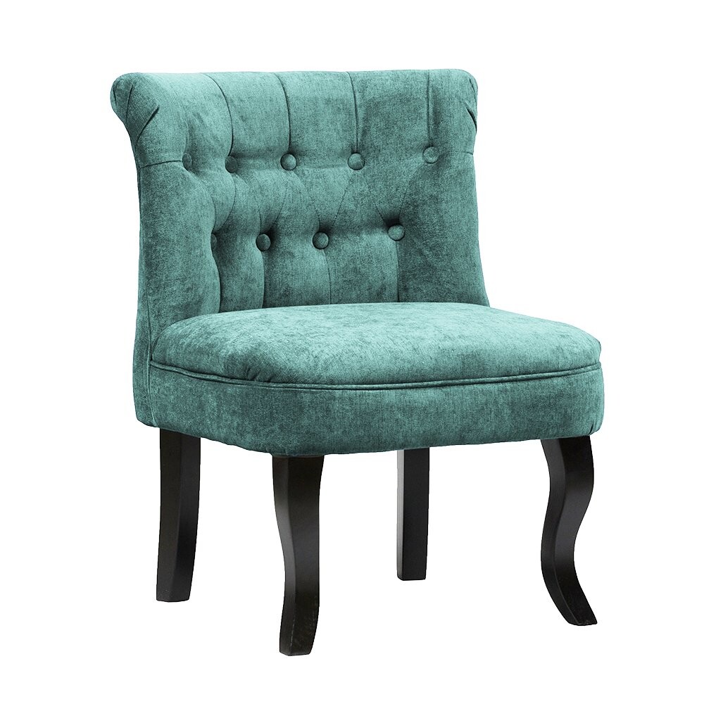 Кресло маленькое бирюзовое со стяжкой Dawson - изображение 2