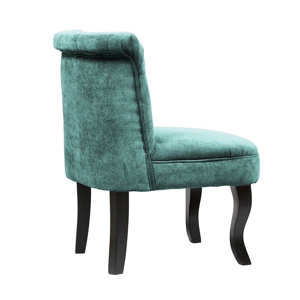 Кресло маленькое бирюзовое со стяжкой Dawson - изображение 4