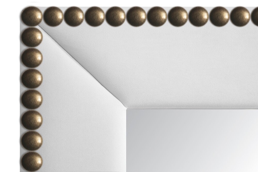 Зеркало напольное в полный рост белое с гвоздиками - изображение 3