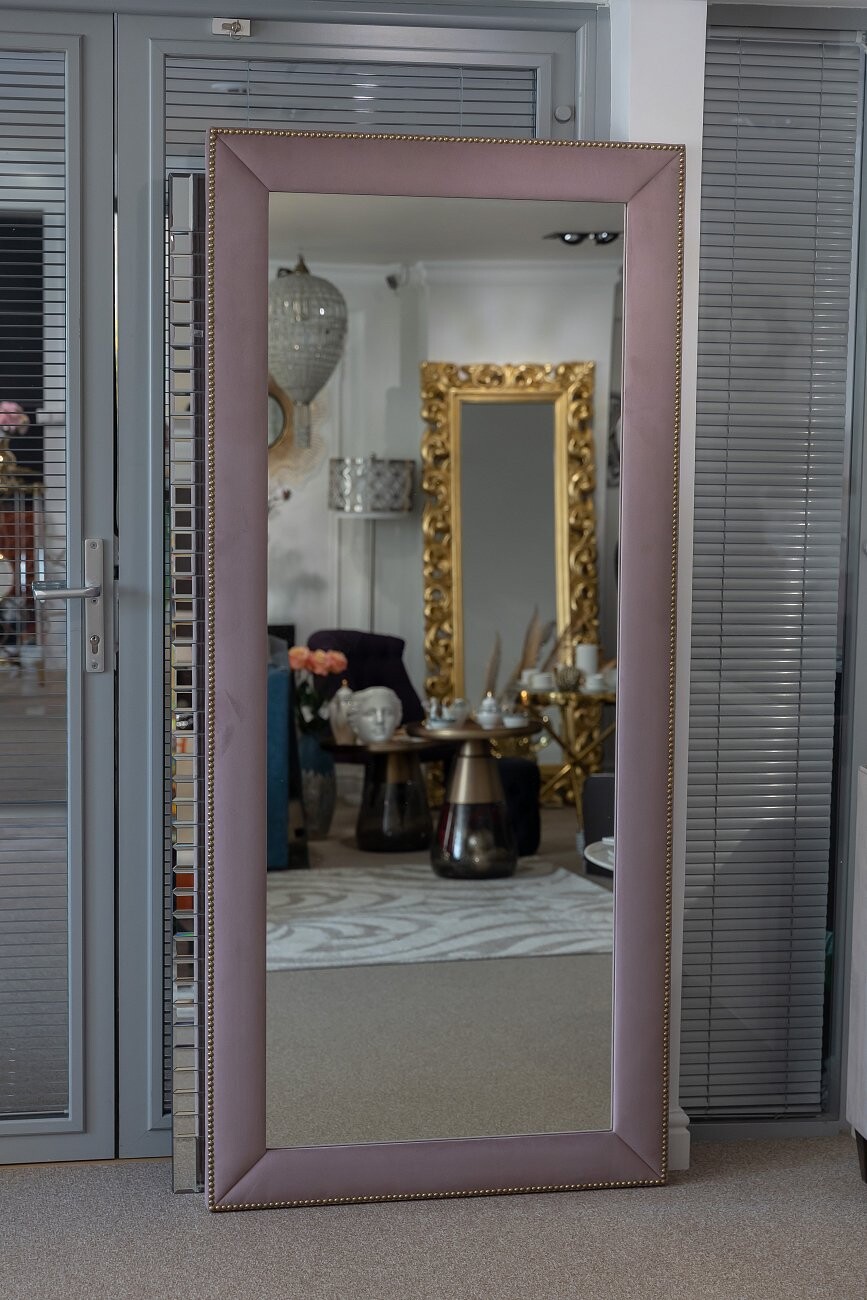 Зеркало напольное в полный рост розовое - изображение 3