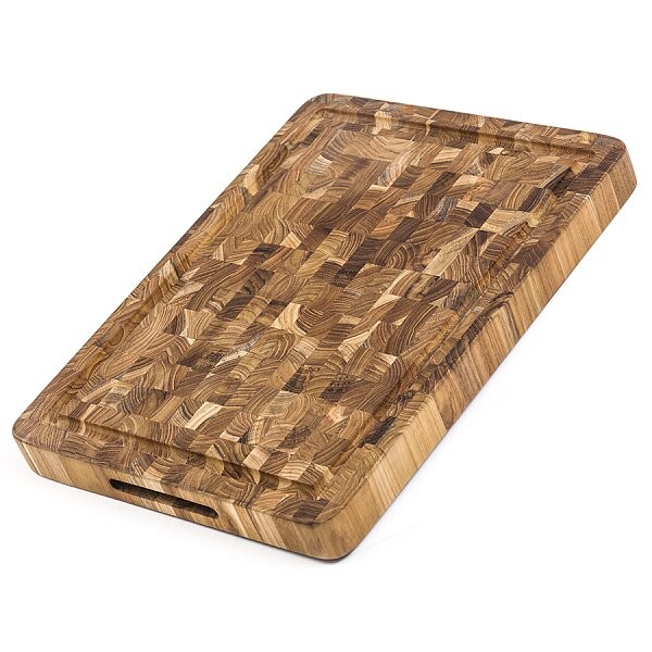 Доска разделочная деревянная коричневая 41х31 см Butcher Block  - изображение 1