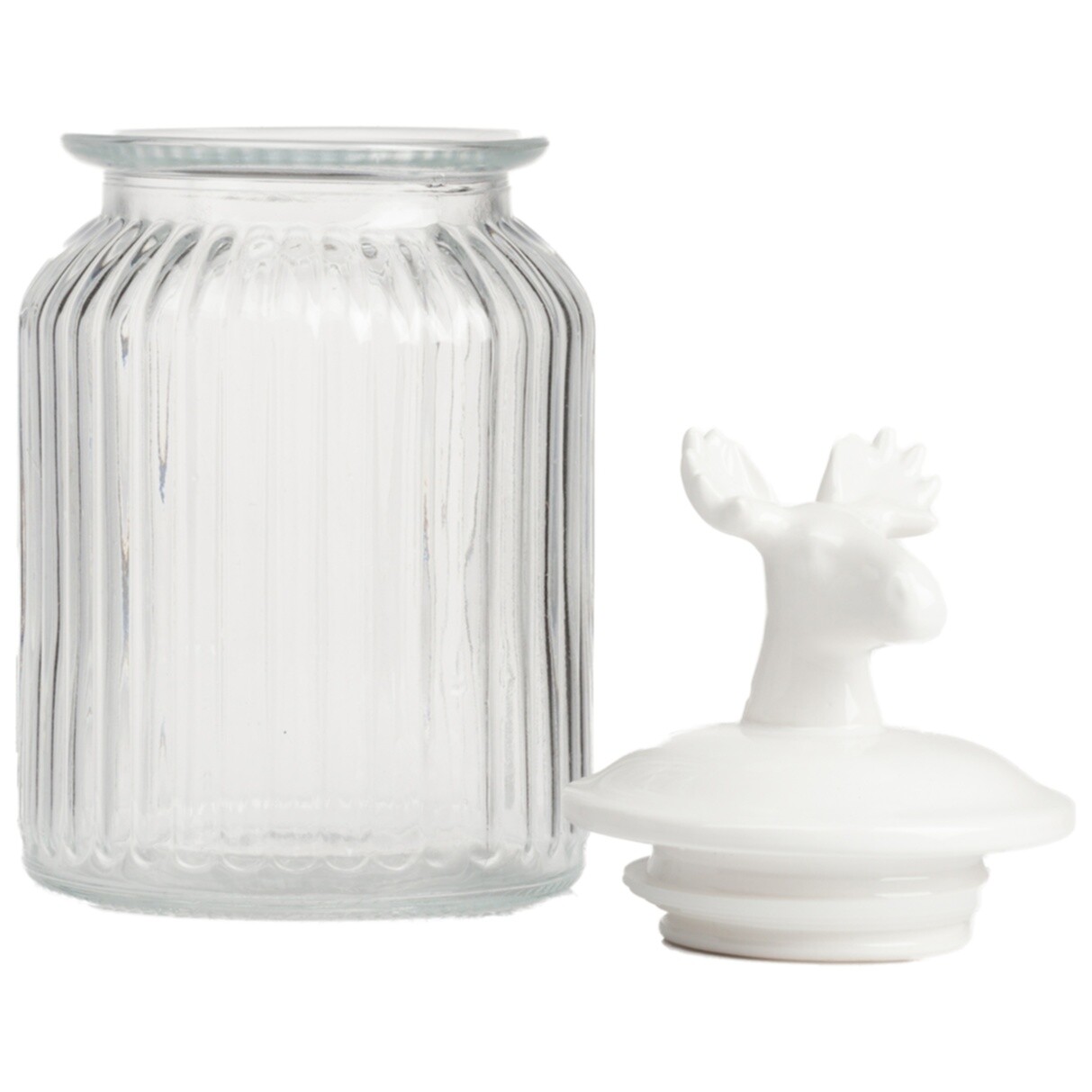 Декоративная банка с крышкой Deer Средняя - изображение 2