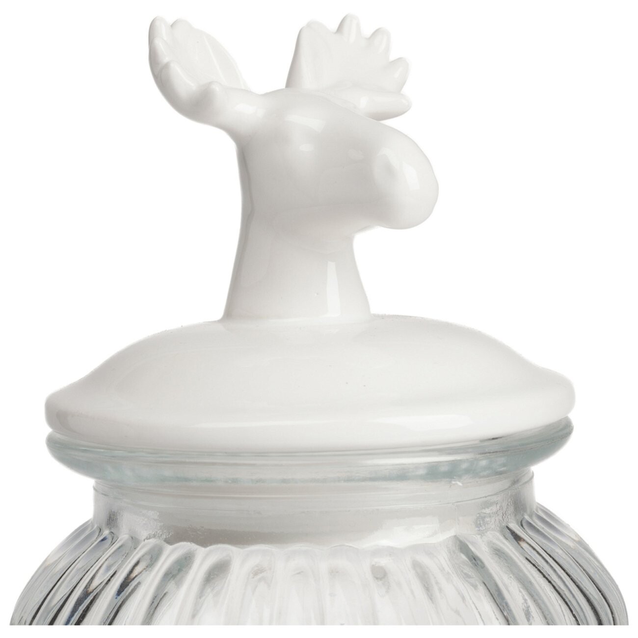 Декоративная банка с крышкой Deer Средняя - изображение 3
