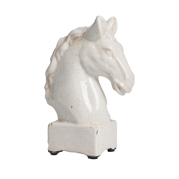 Статуэтка бежевая "Голова лошади" Horse  - изображение 1
